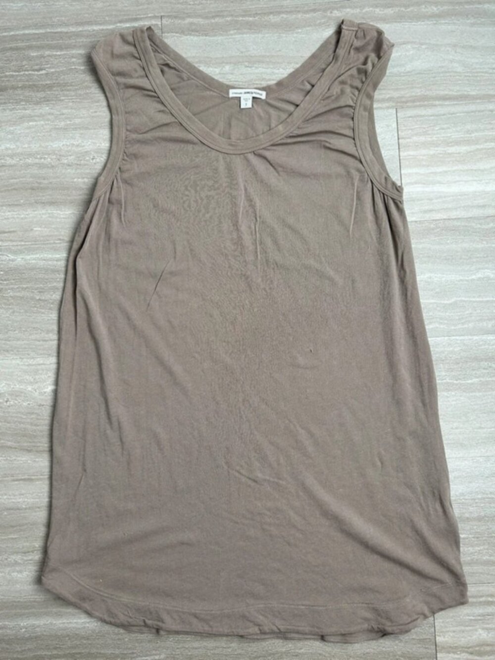 James Perse Standard Taupe Gray Tunic Tank | Size JP 1 (Small)